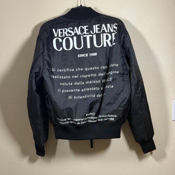 Versace Jeans Couture Jacket Barocco Reversible Bomber Jacket Printed coat - Picture 4 of 13